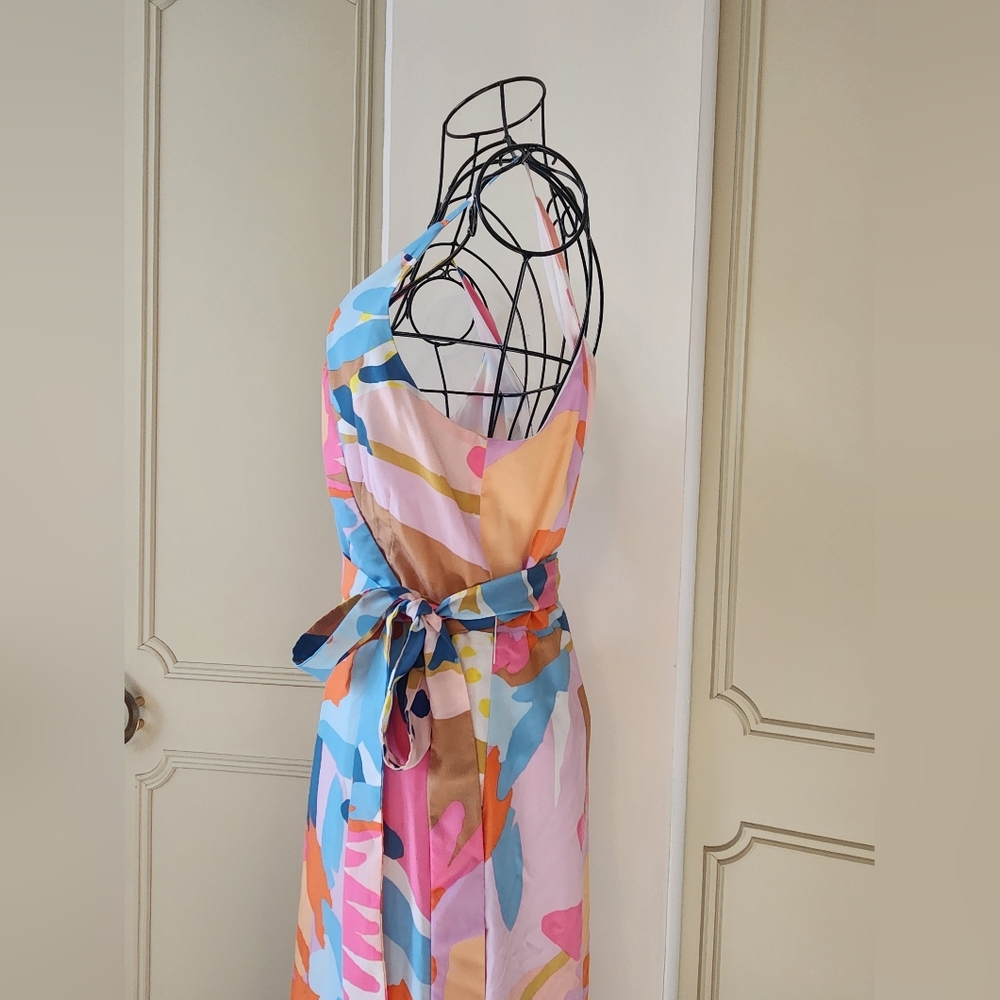 AQUA Exclusive To Bloomingdales Colorful Floral Wrap Dress - Picture 7 of 16